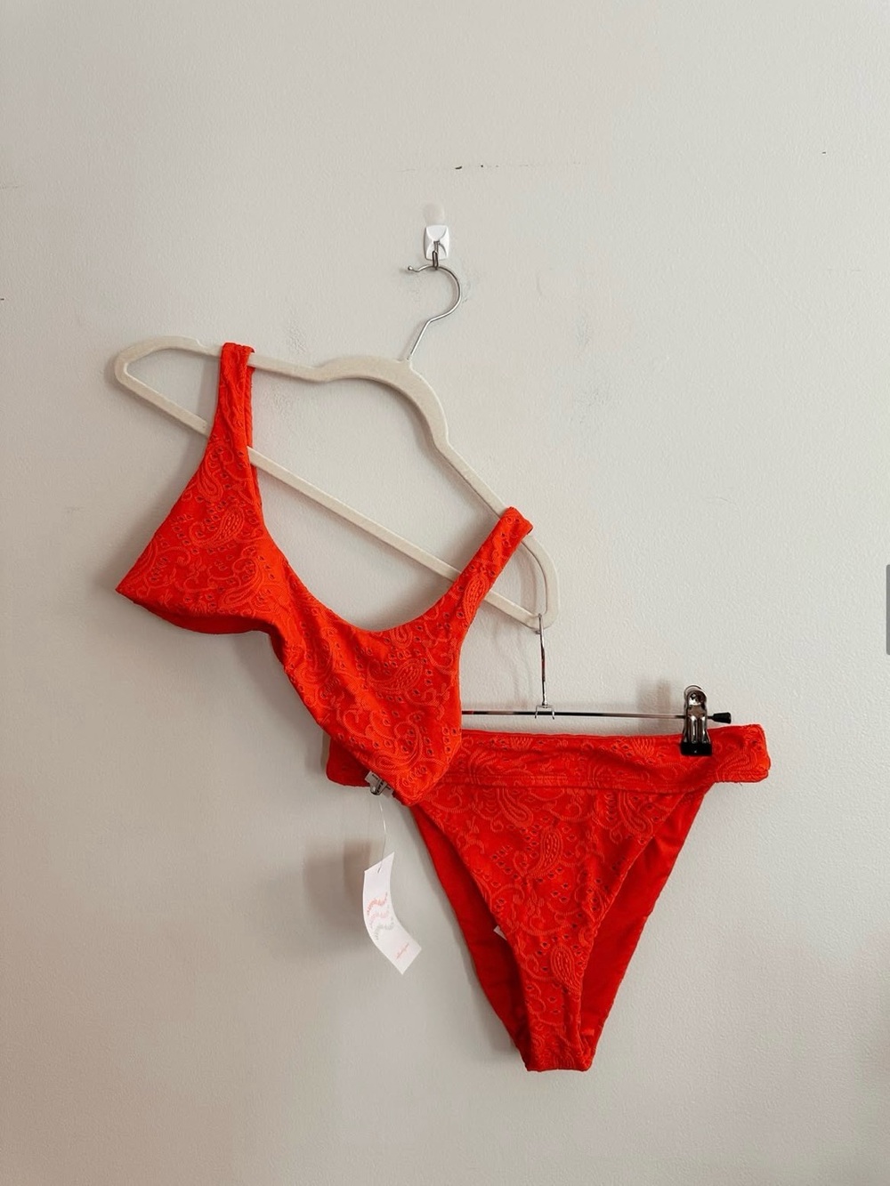 Dippin’ Daisys Red Paisley Bikini Set